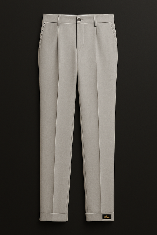 Pleated Linen Trousers