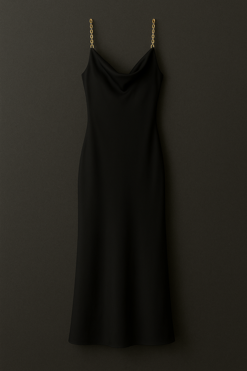 The “Nocturne” Silk-Chain Dress